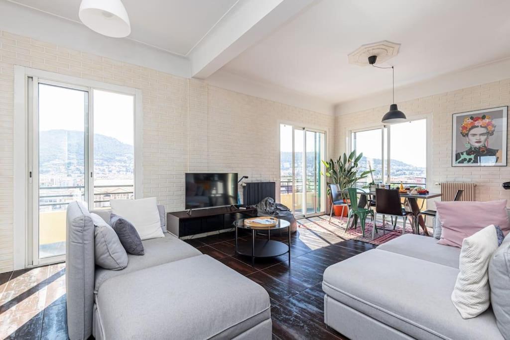 Penthouse 2bedroms 6pax- Views 45m2 Terrace Nice